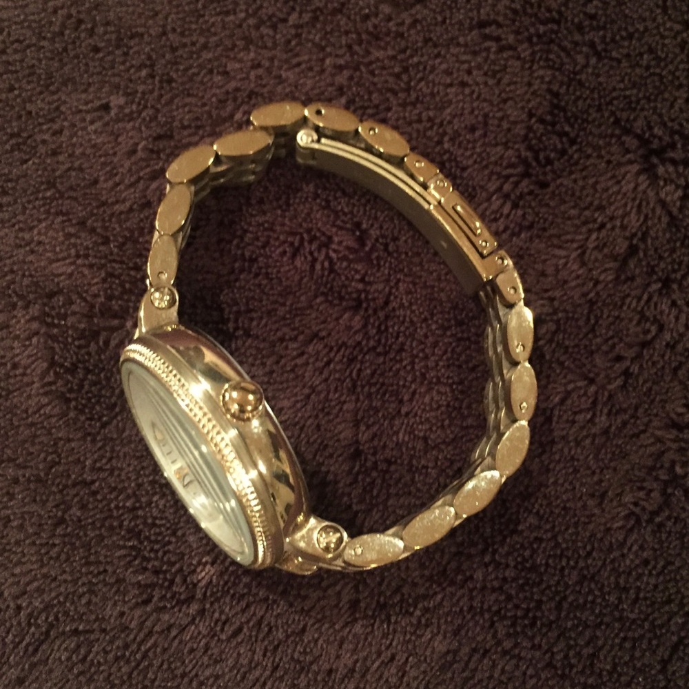 Gold Fossil Watch - image 2